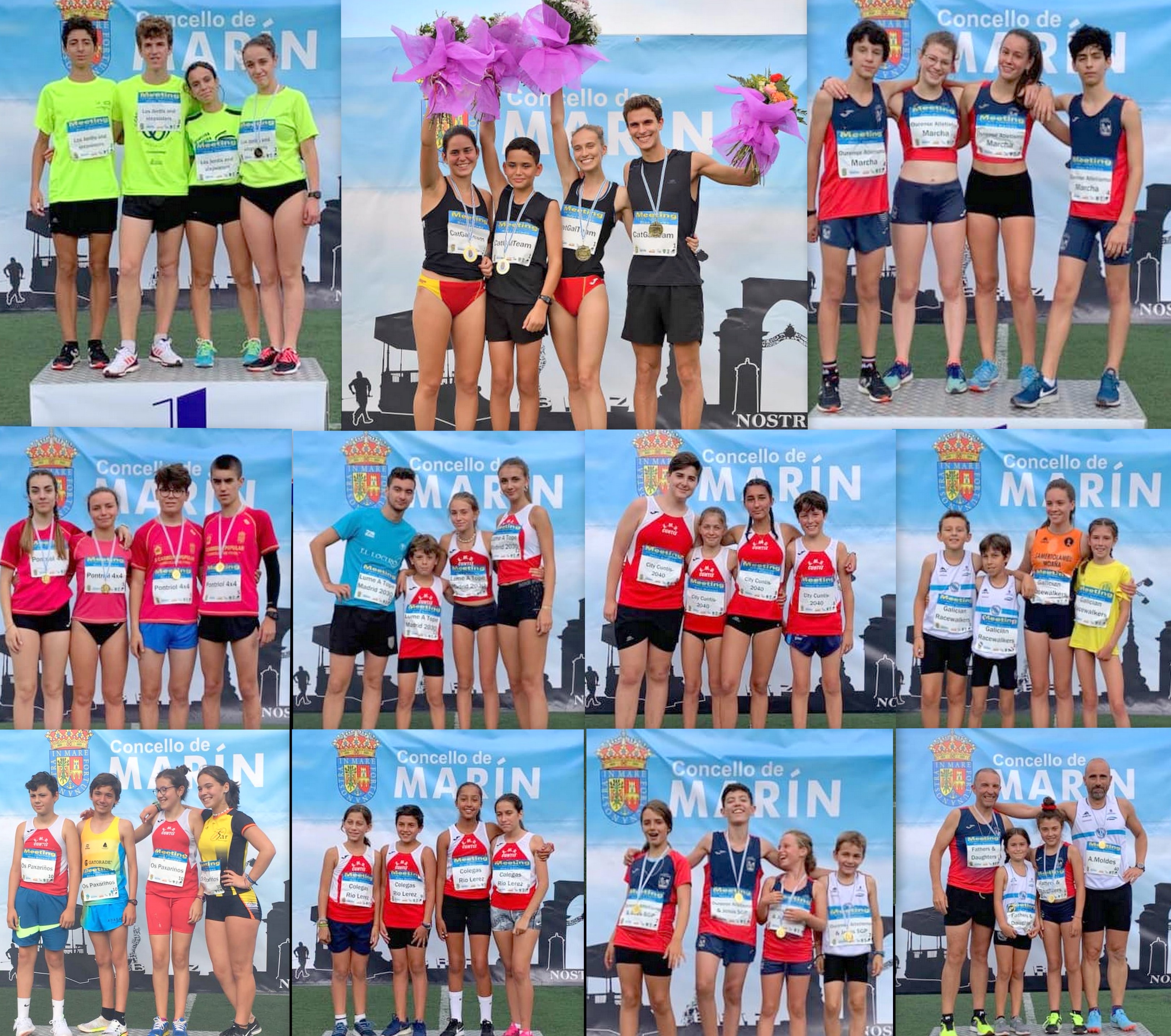 4 x 400 marcha, promoción en Galicia